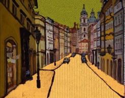 Street View of Prague edited in Yellow 2