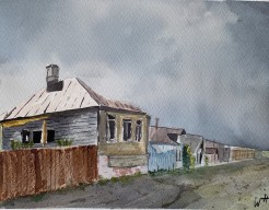 Somewhere in Suzdal, the rain is coming