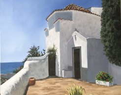 Tuin kerkje Puig d'n Missa sta. Eularia Ibiza