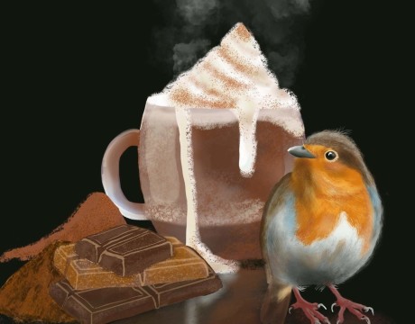 "Time for a drink "Chocolatemilk"