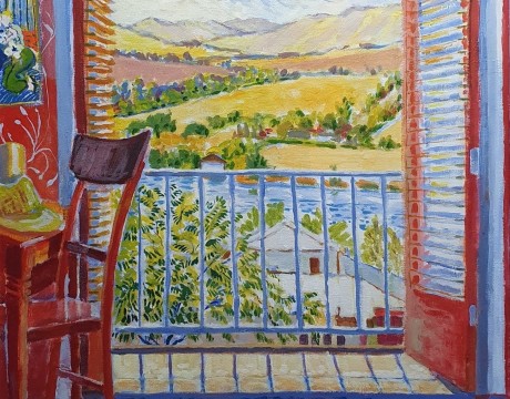 Uitzicht Castle Hotel Swan Lake