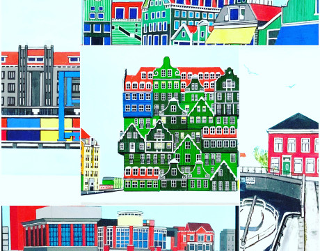 compilatie Zaanse gebouwen