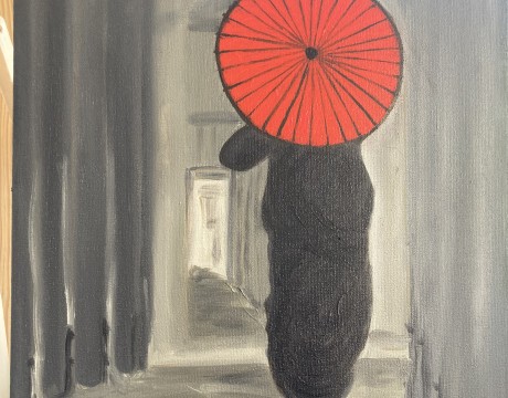 Red parasol 1