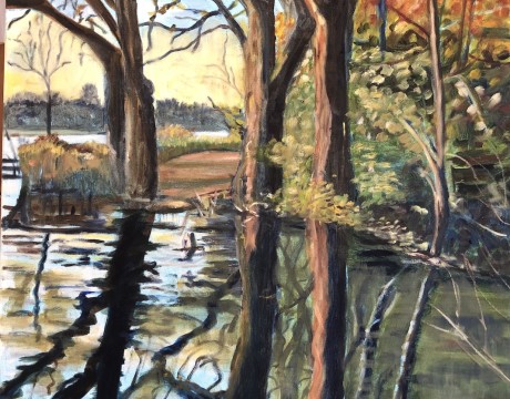 Wandeling late zondagmiddag Kralingseplas Rotterdam 