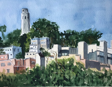 View from Lombard Street, San Francisco