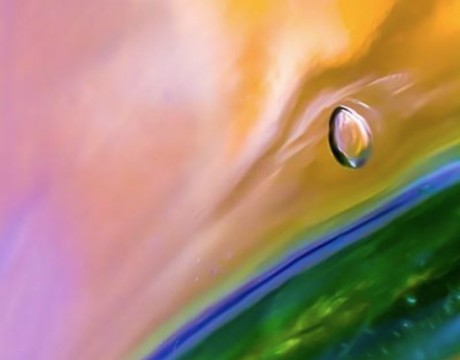 Rainbow layerings - abstracte fotografie