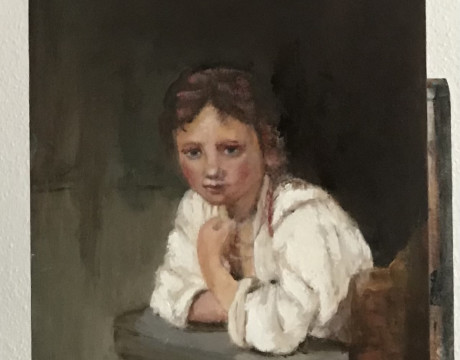 Mijn meisje in het venster