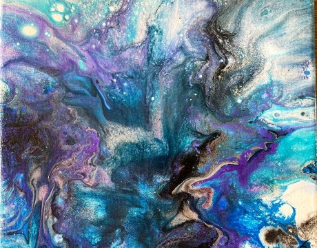 Jupiter, splashes of purple