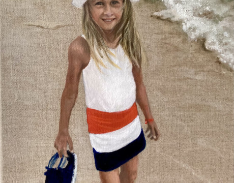 Uitwaaien op het strand 