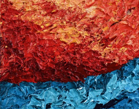 'Water meets the sky'