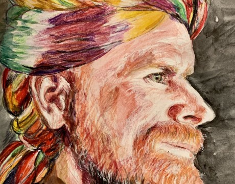 Portret van Vincent van Gogh lookalike