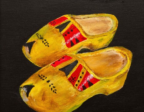 Gele Kinder klompjes