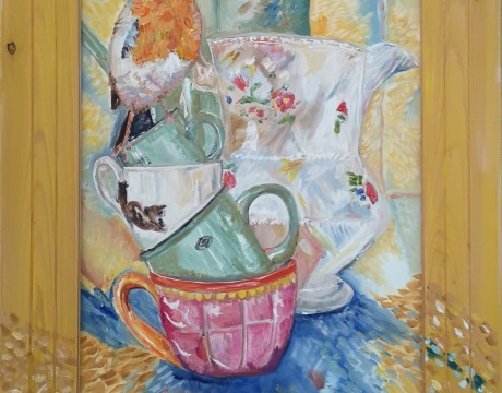 Robin...Crown on my cups