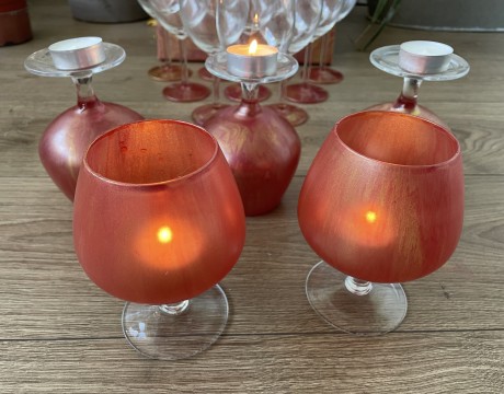 Geschilderde kandelaars 