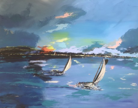 ‘Skûtsjesilen op het Snekermeer’