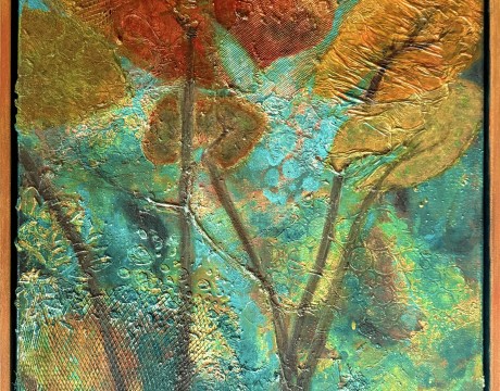 Onderin de lotusvijver 