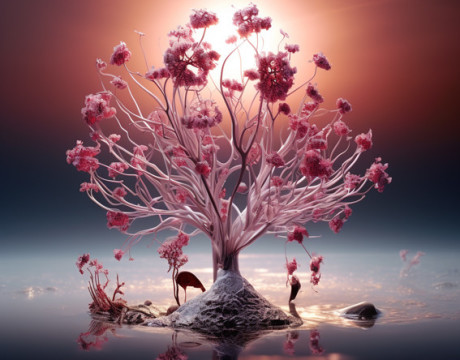 Pink tree