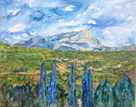 Wijngebergte Mont Saint Victoire