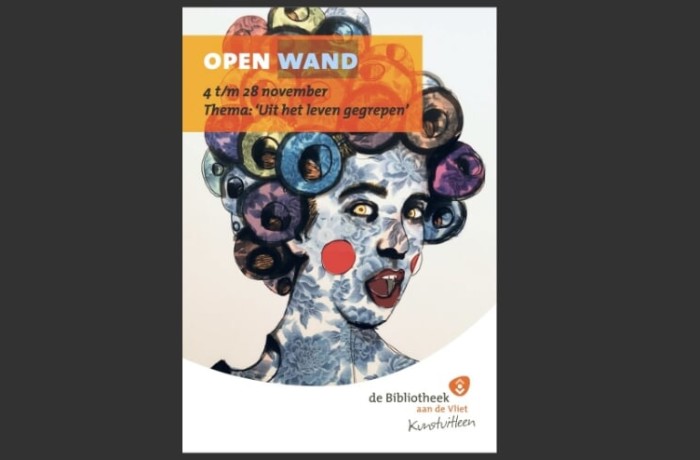 De jaarlijkse Open Wand-tentoonstelling van de Kunstuitleen in Rijswijk