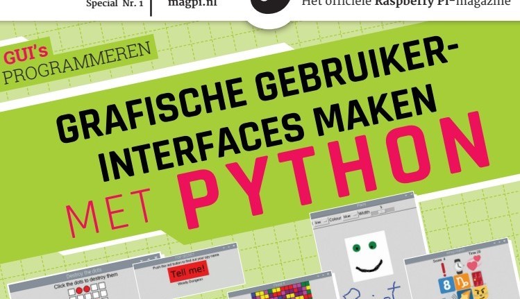 PDF special voor alle leden: GUI's programmeren met Python