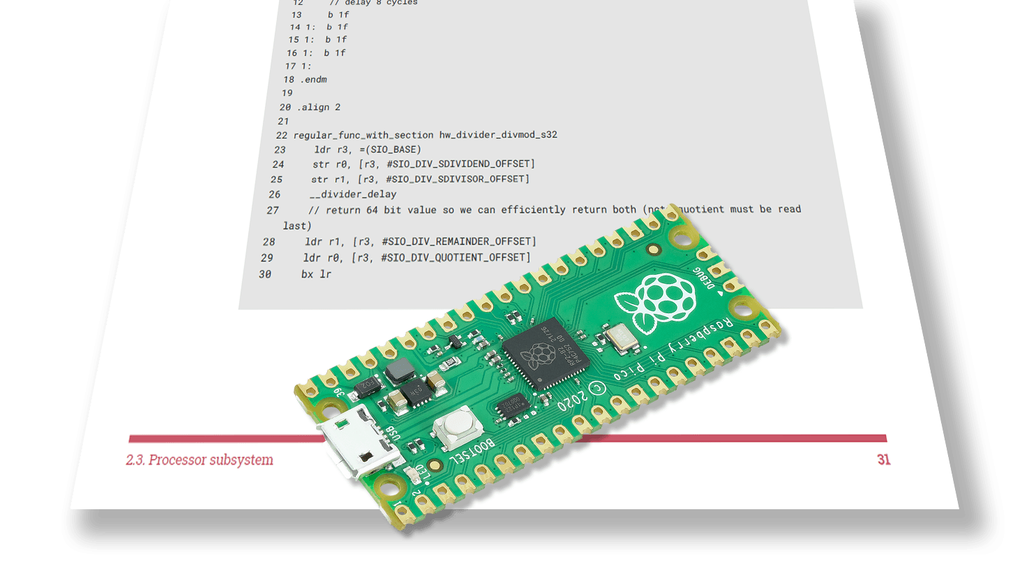 Cilia Maan oppervlakte links Assembly Language on the Raspberry Pi Pico | MagPi