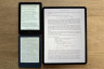 Amazon Kindle (2022) - vergelijking van ePub weergave op de twee e-readers naast een iPad