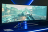De 49 inch TCL superwide gaming monitor zonder miniled