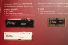 Kingston Fury Impact DDR5 CAMM2 (rechts) naast reguliere DIMMs van Kingston