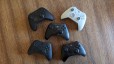 ASUS ROG Raikiri Pro tussen diverse andere (alternatieve en originele) Xbox controllers
