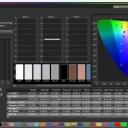 iiyama G-Master GCB3480WQSU Calman testresultaat na aanpassing RGB: ColorChecker Classic, Black, full saturations