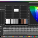 iiyama XUB2763QSU 6500K gamma 3 - ColorChecker classic, black, full saturations - dE2000