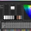 LG 27GX790A sRGB max brightness - ColorChecker classic, black - dE2000