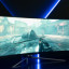 Deze TCL gaming monitor kwamen we ook tegen: 49 inch, 3840x1080, 144 Hz, geen miniled, DisplayHDR 400: toch wat minder spannend.