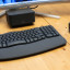 Logitech Wave Keys met de Ergo Lift en Logi Dock