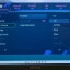MSI MPG 321URX on-screen menu - HDR standaard modus voor Professional