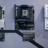 Naast elkaar, v.l.n.r. TUF Gaming Z890-PRO WiFi, TUF Gaming X870E-Plus WiFi 7, TUF Gaming X870E-Plus WiFi7