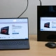 Lenovo ThinkVision M14t Gen2 - eerste keer in portretstand draait het scherm nog niet mee