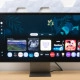 Samsung Smart Monitor M9 met Tizen - home-scherm