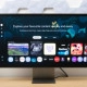 Samsung Smart Monitor M9 met Tizen - home-scherm