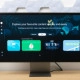 Samsung Smart Monitor M9 met Tizen - home-scherm 'live'