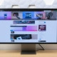 Samsung Smart Monitor M9 met 150% beeldschaling