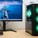 FlowUp x Powered by MSI De Ik hoor je Gaming PC - Don Kaaklijn met groene verlichting