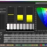 Samsung G60SD Eco Native modus - kleurafwijking met volledige ColorChecker SG (dE2000)