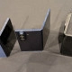 Samsung Galaxy Z Fold 7 (midden) naast Fold 6 en Pixel 9 Pro Fold
