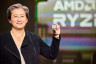 AMD CEO Lisa Su toont de nieuwe AMD Ryzen 6000 processor voor laptops