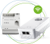 De devolo Magic 2 LAN DINrail Starter Kit bevat de DINrail adapter en een reguliere powerline adapter