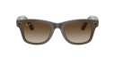 Ray-Ban Stories Wayfarer Black met Brown Gradient lenzen