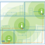 Schematische weergave van plaatsing Devolo Mesh Bundle in huis