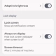 Google Pixel 10 Pro (Material 3 Expressive) - Instellingen, Beeldscherm