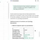 Synology Drive spreadsheet AI-antwoord